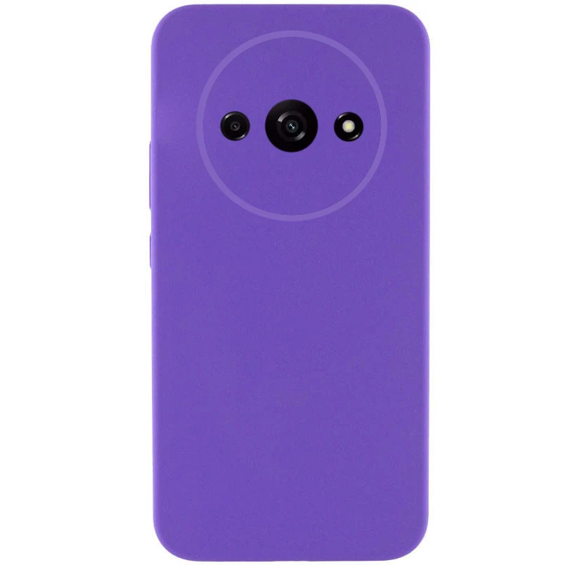 

Чехол Silicone Case Lakshmi Premium з закритою камерою на Xiaomi Redmi A3 (Фиолетовый / Amethyst), Фіолетовий / amethyst