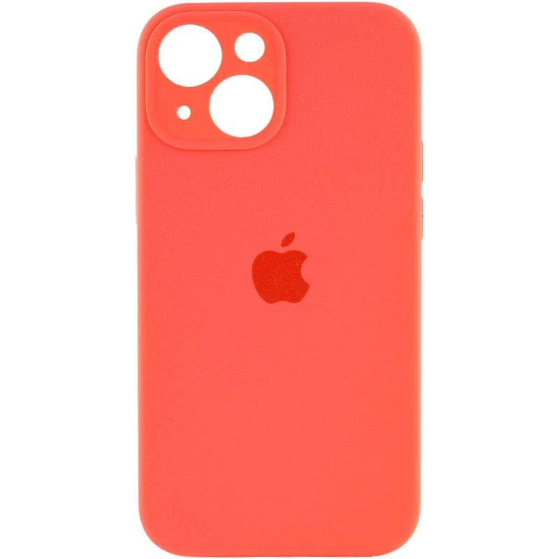 

Чехол Silicone Case с защитой камеры для Apple iPhone 14 (6.1") (Оранжевый / Pink citrus), Помаранчевий / pink citrus