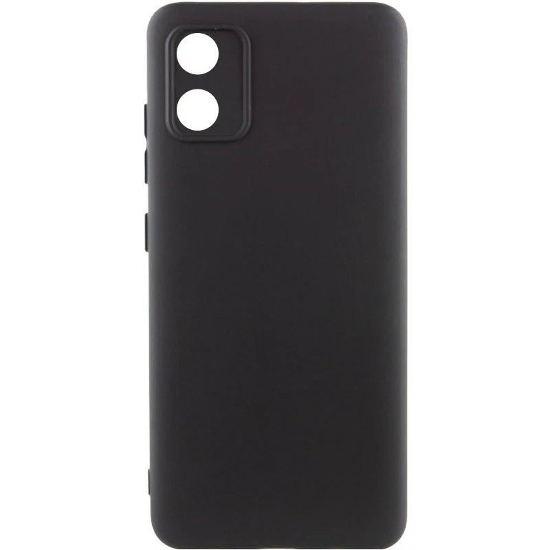 Чохол Silicone Cover Ummi Lakshmi Full Camera (AA) для Motorola Moto E13 – Чорний / Black. Фото 1 з 3