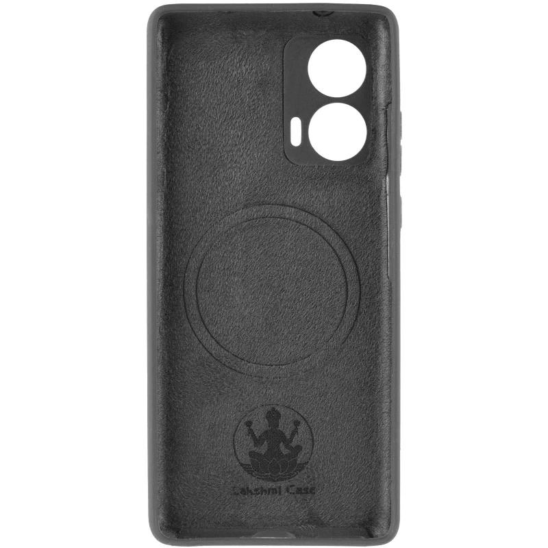 Чохол Silicone Cover Lakshmi Full Camera (AA) with Magnetic Fit для Motorola Edge 50 Fusion – Чорний / Black. Фото 6 з 9