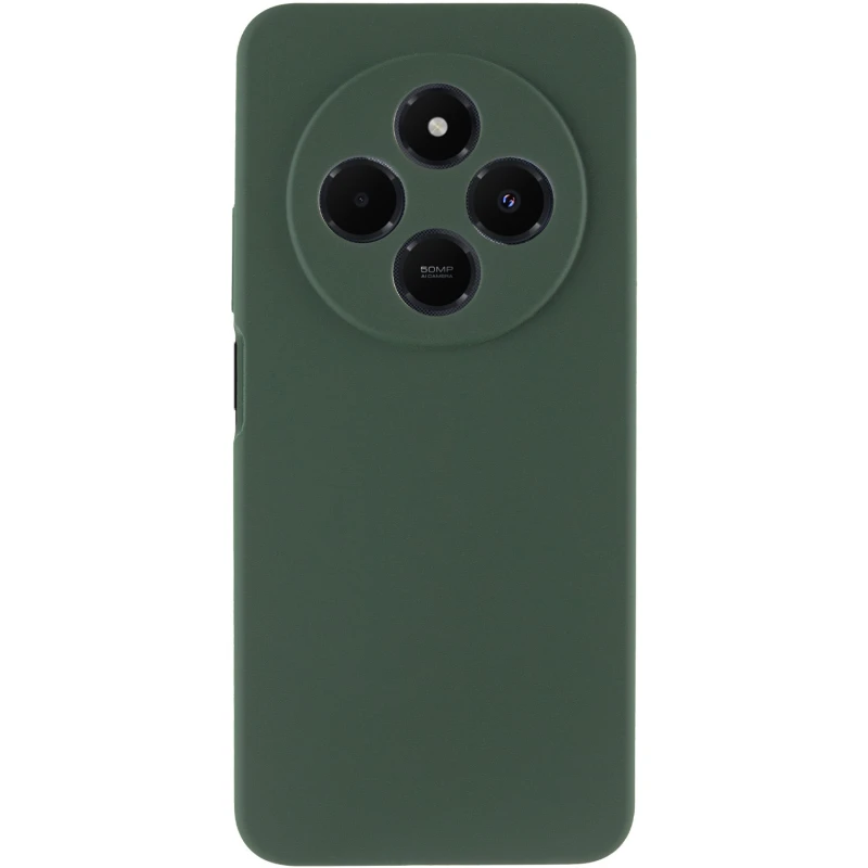 Чохол Silicone Case Lakshmi Premium із закритою камерою для Xiaomi Redmi 14C / Poco C75 – Зелений / Cyprus Green. Фото 4 з 8