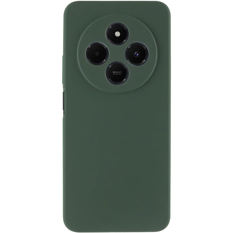 Чохол Silicone Case Lakshmi Premium з закритою камерою на Xiaomi Redmi 14C / Poco C75 – Зелений / Cyprus Green. Фото 4 з 8