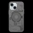 Карбоновый техно чехол с MagSafe для Apple iPhone 15 (6.1") – Grey. Фото 2 из 5