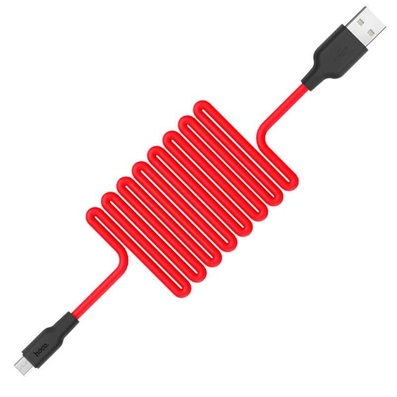

Дата кабель Hoco X21 Silicone MicroUSB Cable (1m) (Чорний / Червоний)