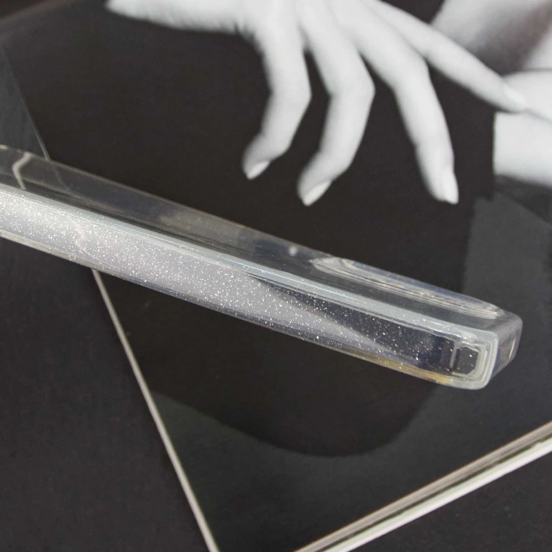 Прозрачный чехол с блестками Samsung Galaxy A13 4G – Clear. Фото 6 из 7