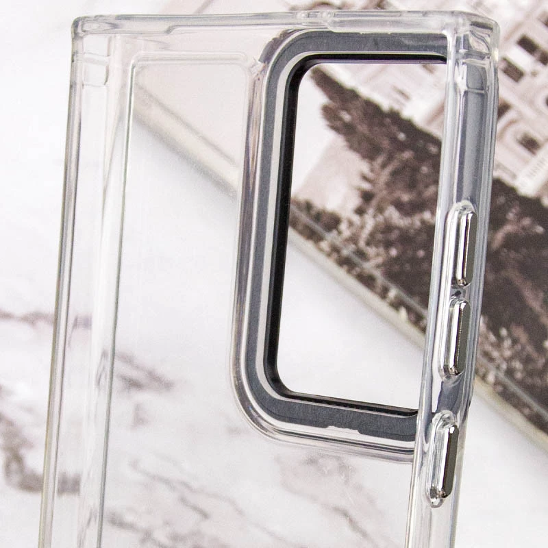 Кольоровий чохол TPU+PC на Samsung Galaxy S23 Ultra – Clear. Фото 6 з 9