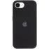 Чохол Silicone Case з закритим низом на Apple iPhone 16e (6.1") – Чорний / Black. Фото 1 з 4