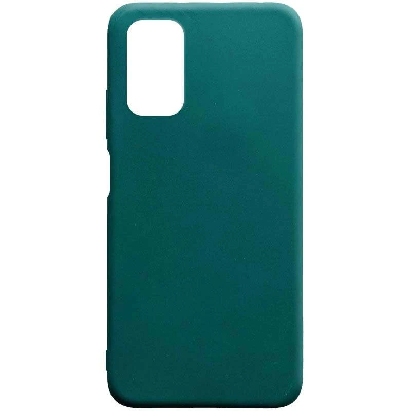 

Кольоровий силіконовий чохол на Xiaomi Poco M3 (Зелений / Forest green)