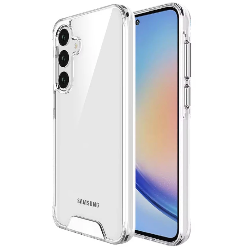 Силіконовий чохол Space Case на Samsung Galaxy A54 5G – Прозорий. Фото 3 Силіконовий чохол Space Case на Samsung Galaxy A54 5G – Прозорий. Фото 3 з 7