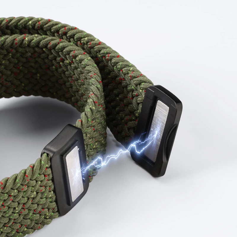 Ремінець Dux Ducis Mixture Ultra для Apple Watch 42(ser.1-3)/44/45/46/49mm – Starry Olive. Фото 3 з 8