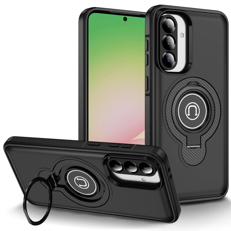 TPU+Textured PC Magnet для Samsung Galaxy A56 5G – Black. Фото 1 из 4