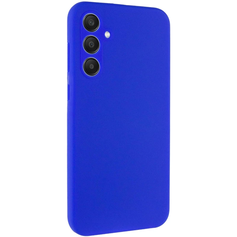 Чохол Silicone Case Lakshmi Plus з закритою камерою на Samsung Galaxy A35 – Синій / Iris. Фото 2 з 10