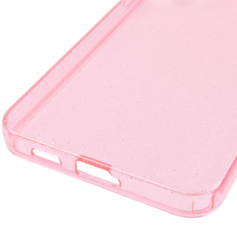 Блискучий силіконовий чохол на Samsung Galaxy A25 5G – Pink. Фото 9 з 14