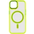 Силіконовий чохол Iris с MagSafe на Apple iPhone 12 Pro Max (6.7") – Жовтий. Фото 2 з 9