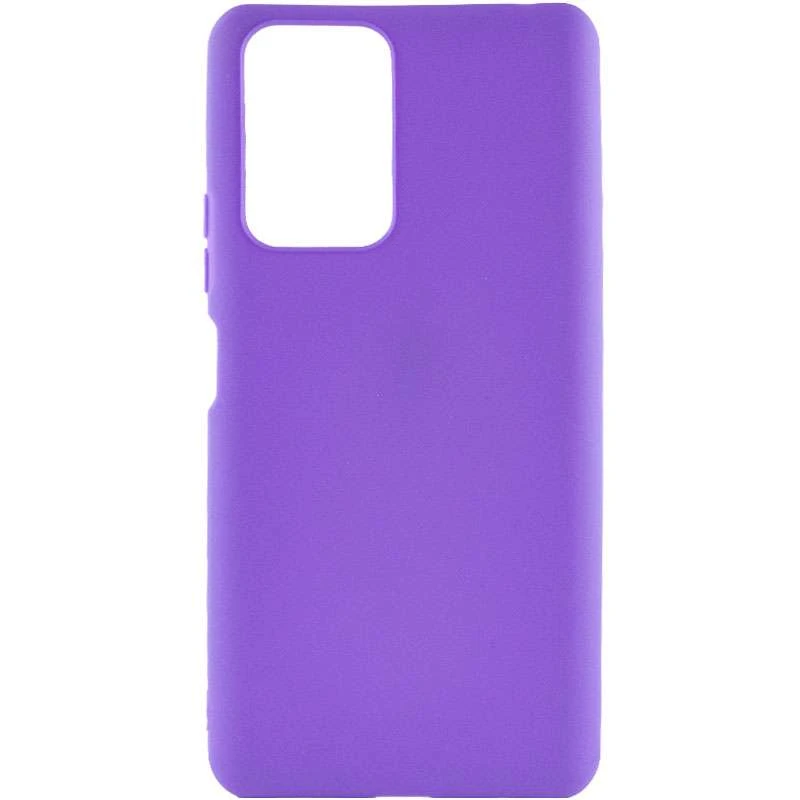 

Цветной силиконовый чехол для Xiaomi Poco M5 (Сиреневый), Бузковий