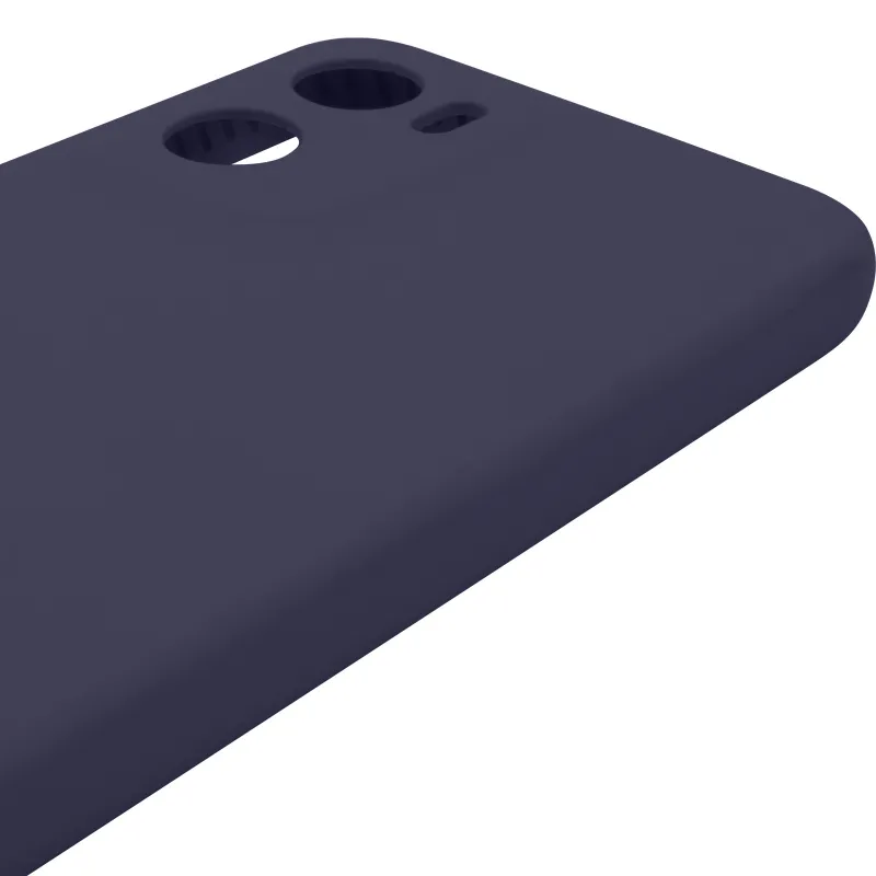 Чохол Silicone Case Lakshmi Premium із закритою камерою для Motorola Moto G05 – Темно-синій / Midnight blue. Фото 7 з 8