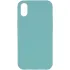 Чохол Silk Full Protective (AA) NO LOGO для Apple iPhone XS (5.8") – Бірюзовий / Marine Green. Фото 1 з 3