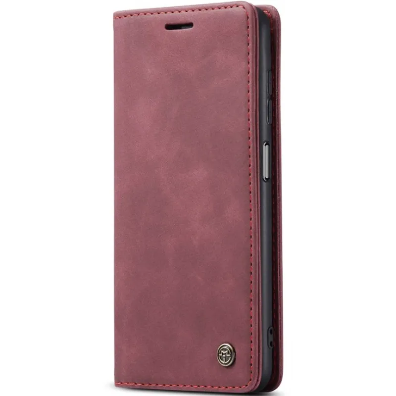 Шкіряний чохол-книжка CaseMe Velvet Nubuck для Samsung Galaxy A32 (A326B) 5G – Red. Фото 1 з 6