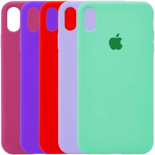 Чохол Silicone Case з закритим низом на Apple iPhone XR (6.1") фото 1 з 4