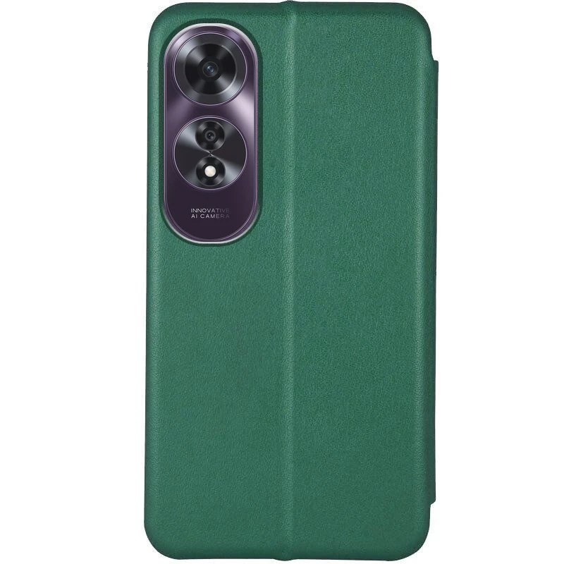 Чохол-книжка класичний на Oppo A60 – Зелений. Фото 2 з 3