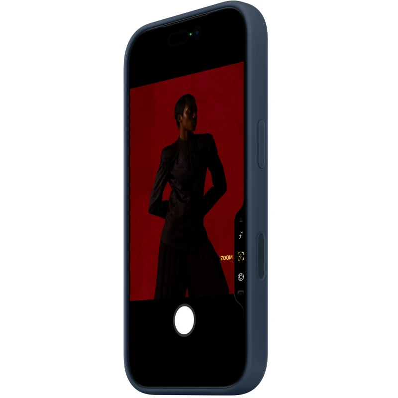 Чохол Silicone case (AAA) with Magsafe and Animation для Apple iPhone 17 Air (6.5") – Midnight. Фото 3 з 3