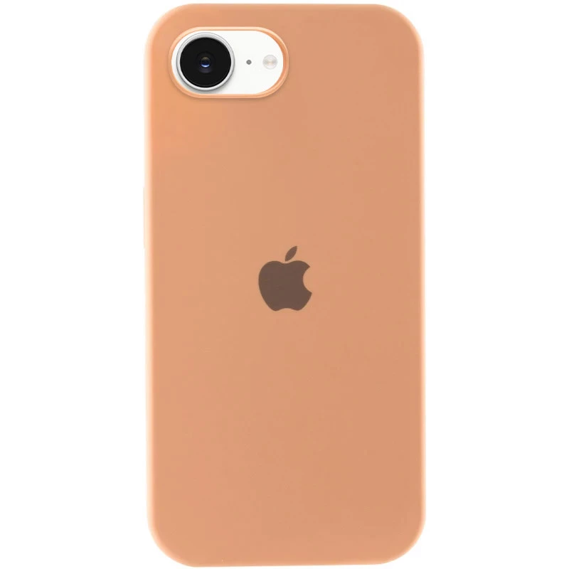 Чохол Silicone Case з закритим низом на Apple iPhone 17e (6.1") – Помаранчевий / Cantaloupe. Фото 2 з 6