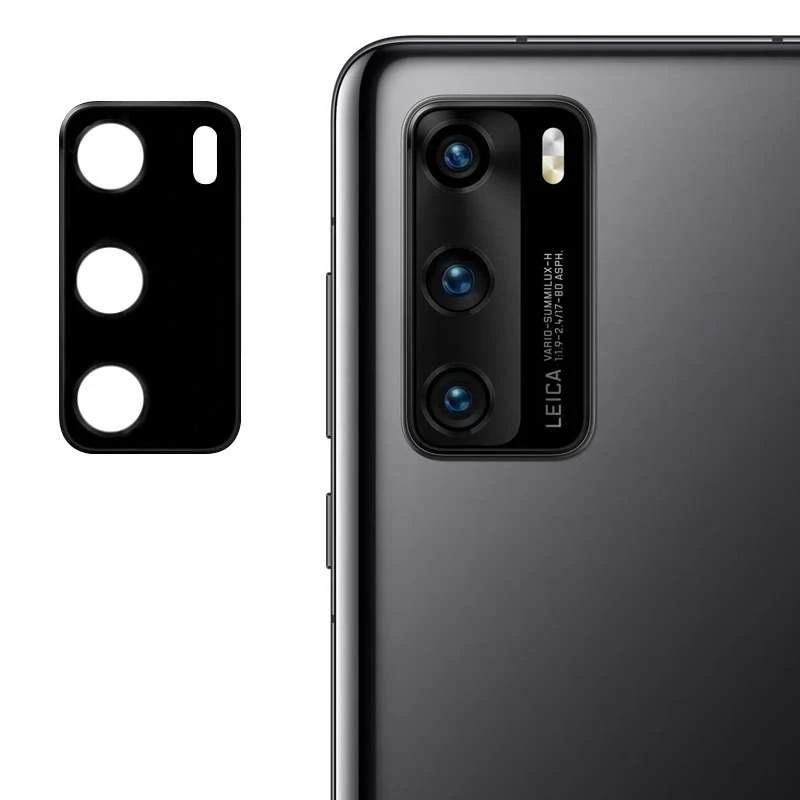

Гибкое ультратонкое стекло для камеры для Huawei P40 (Черный), Чорний