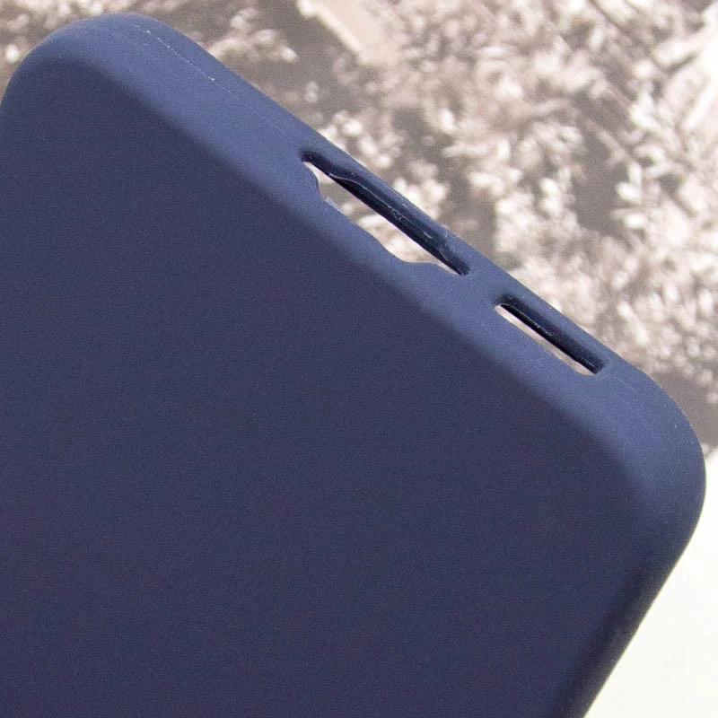 Чохол Silicone Case Lakshmi Premium із закритою камерою для Samsung Galaxy S21 FE – Темно-синій / Midnight blue. Фото 7 з 7