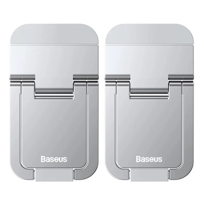 Підставка для ноутбуку Baseus Slim Laptop Kickstand (2шт) (LUZC00001) – silver. Фото 3 з 6