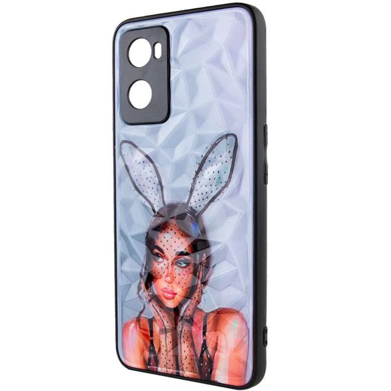 Стеклянный чехол Prisma Ladies на Oppo A57s – Rabbit. Фото 5 из 5
