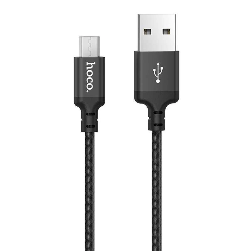 

Дата кабель Hoco X14 Times Speed MicroUSB Cable (1m) (Черный), Чорний