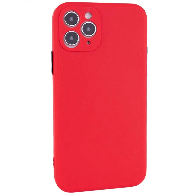 

Силиконовый чехол TPU Square с защитой камеры для Apple iPhone 11 Pro Max (6.5") (Красный), Червоний