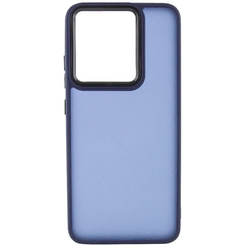 Чехол TPU+PC Lyon Frosted на Xiaomi Redmi Note 17 Pro Max – Синий / Navy Blue. Фото 2 из 3