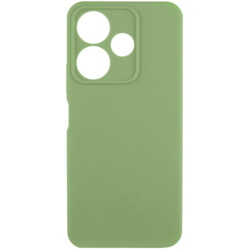 Чохол Silicone Cover Ummi Lakshmi Full Camera (AA) для Xiaomi Redmi 13 4G – Зелений / Pistachio. Фото 2 з 3