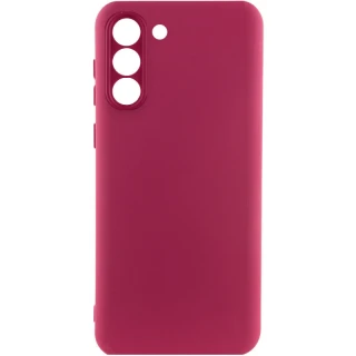 Чохол Silicone Case Lakshmi Premium із закритою камерою для Samsung Galaxy S23 — Бордовий / Plum