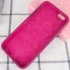 Чохол з закритим низом Silicone Case на Apple iPhone SE (2020) – Бордовий / Maroon. Фото 3 з 3