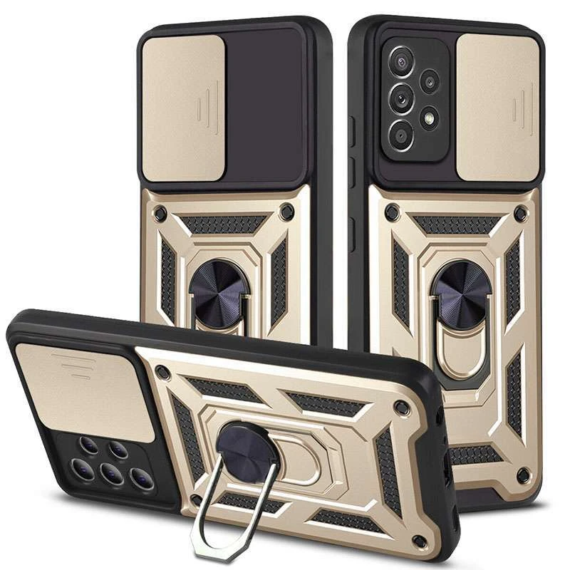 Протиударний чохол Serge Ring з захистом камери на Samsung Galaxy A32 (A325F) 4G – Золотий. Фото 2 з 10