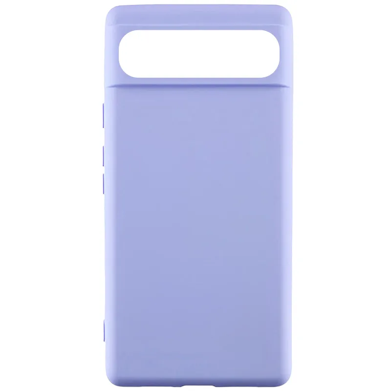 Кольоровий силіконовий чохол GETMAN на Google Pixel 11 Pro – Бузковий / Light purple. Фото 1 з 1