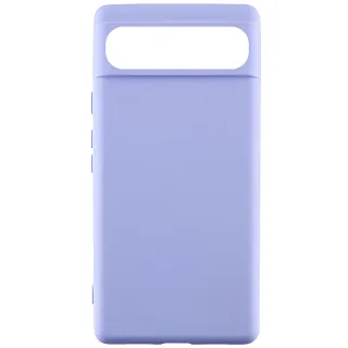 Кольоровий силіконовий чохол GETMAN на Google Pixel 11 Pro XL — Бузковий / Light purple