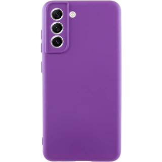 Кольоровий силіконовий чохол GETMAN із закритою камерою для Samsung Galaxy S21 FE фото 1 з 12