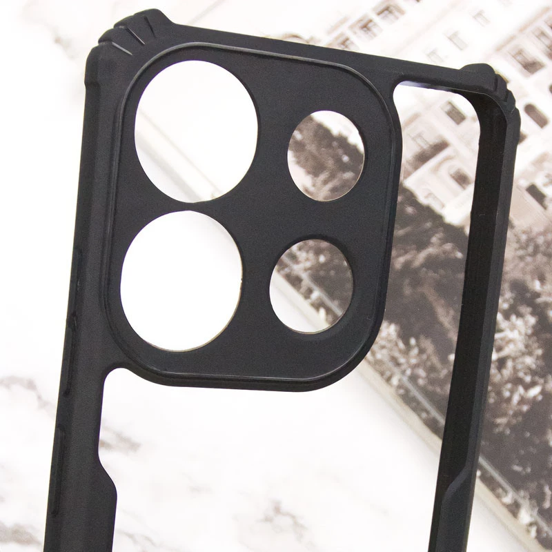 Чорний TPU+PC з посиленими кутами для Tecno Spark Go 2023 – Black. Фото 4 з 6