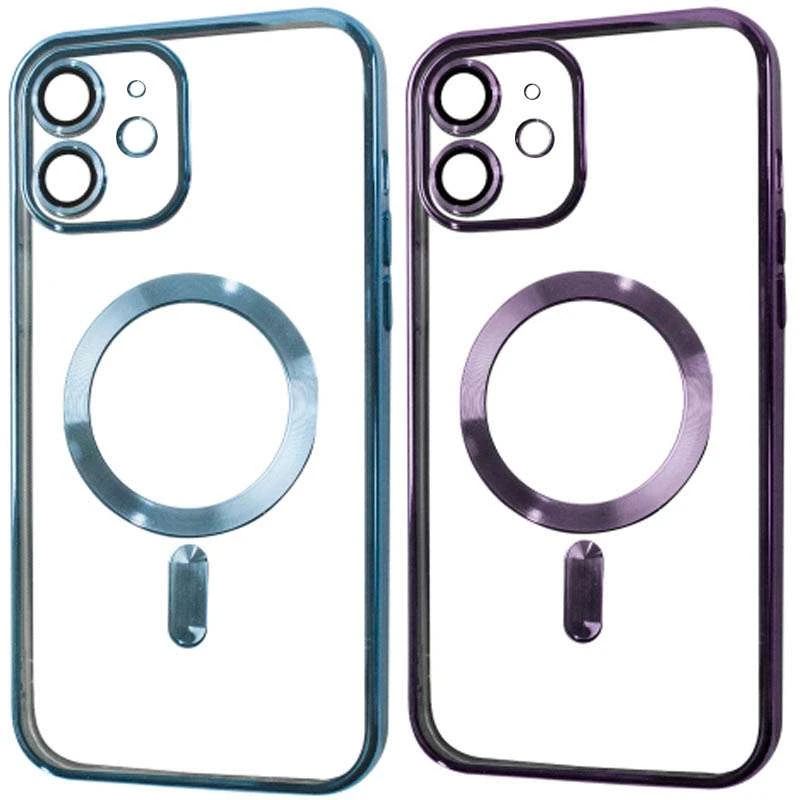

Хромовий TPU чохол з MagSafe на Apple iPhone 12 (6.1")