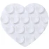 Держатель-присоска для телефона Double Side Silicone Heart – White. Фото 1 из 2