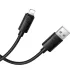 Дата кабель Borofone BX123 Leya USB to Lightning 12W (1m) – Black. Фото 4 з 5