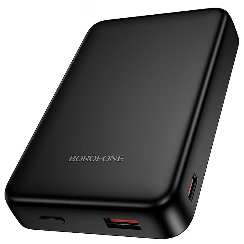 Портативний ЗП Power Bank Borofone BJ82A Dawn 20W з БЗП 10000 mAh – Black. Фото 4 з 6