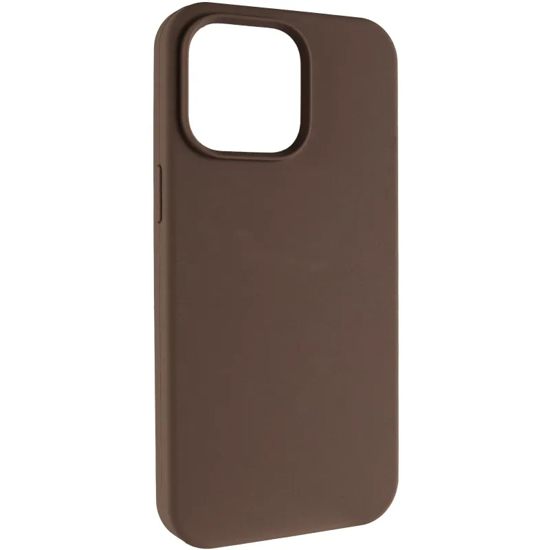Чехол Silk (AA) NO LOGO with Magnetic Fit для Apple iPhone 15 Pro (6.1") – Коричневый / Brown. Фото 1 из 1