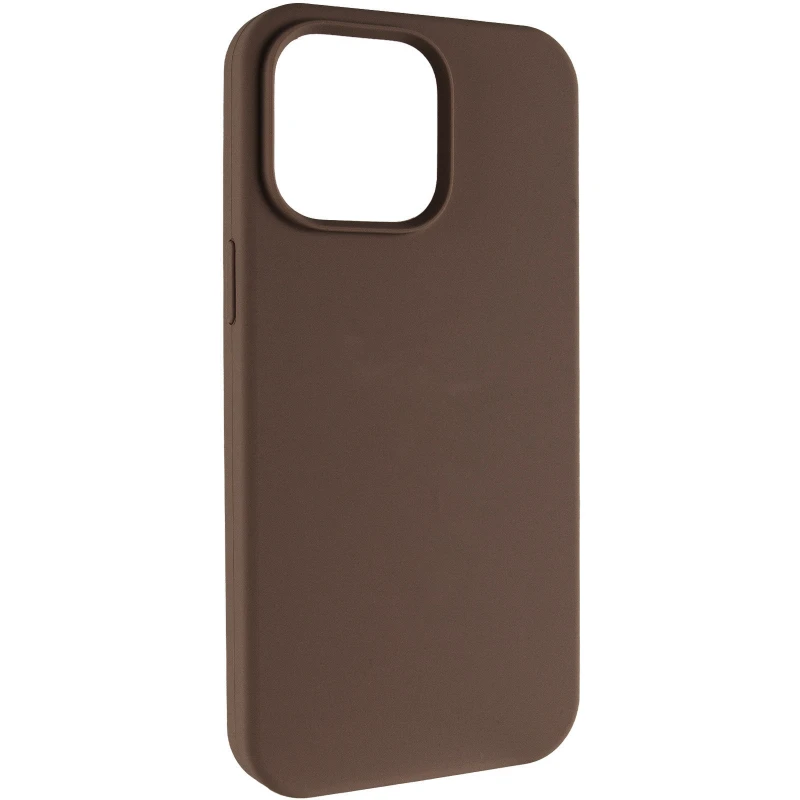 Silicone Case (AA) NO LOGO with MagSafe для Apple iPhone 12 (6.1") – Коричневий / Brown. Фото 1 з 1