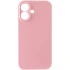 Чехол Silk Full Camera Protective (AA) NO LOGO для Apple iPhone 16 – Розовый / Light pink. Фото 3 из 7