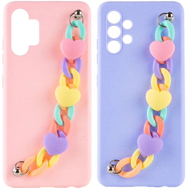 Чохол Heart з ланцюгом на Samsung Galaxy A32 (A325F) 4G фото 2 з 2