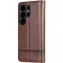 Шкіряний чохол-книжка AZNS Classic series для Samsung Galaxy S26 Ultra – Dark Brown. Фото 2 з 4